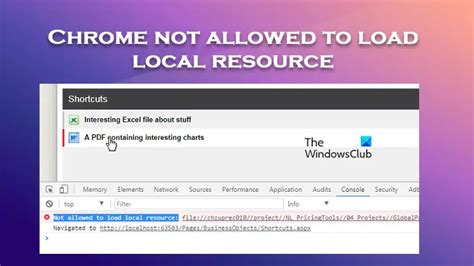 not allowed to load local resource: